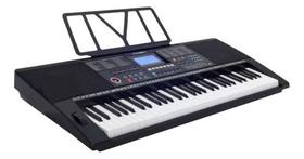 Teclado Musical Profissional 61 Teclas Sensitivas Usb 500 - mxt