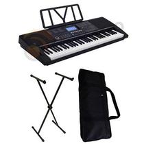 Teclado Musical Profissional 61 Teclas USB Bag E Suporte - MXT