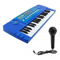 Teclado Musical R3204 Azul - BBR Toys