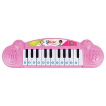 Teclado Musical Show Music Rosa - Art Brink