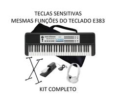 Teclado musical Yamaha YPT380 61 Teclas Sensitivas Digital Arranjador Promoção Teclado musical Yamaha YPT380 61 Teclas Sensitivas Digital Arranjador Promoção