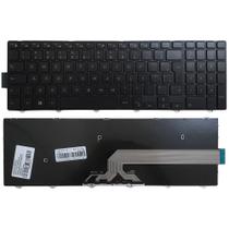 Teclado Notebook Dell Inspiron 15-5000 Series, L15-5547, L15-3542, Frame, Alfanumérico, Preto