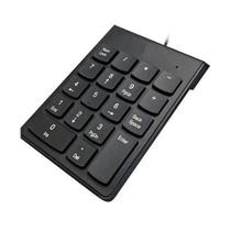Teclado numer.usb retratil pt pisc