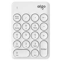 Teclado Numerico Aigo N18 / Sem Fio - Branco