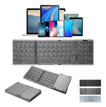 Teclado Numérico Bluetooth Sem Fio Dobrável Fino Portátil Teclado Numérico Bluetooth Sem Fio Dobrável Fino Portátil