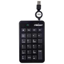 Teclado Numérico Bright 0134 - USB - Cabo Retrátil - Preto Teclado Numérico Bright 0134 - USB - Cabo Retrátil - Preto