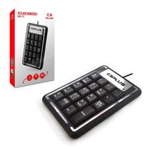 Teclado Numérico C3Tech Kn-11Bk Usb 19 Teclas Membrana Preto