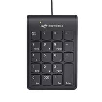 Teclado Numérico C3Tech KN-12BK - USB - Teclas Slim - Preto Teclado Numérico C3Tech KN-12BK - USB - Teclas Slim - Preto