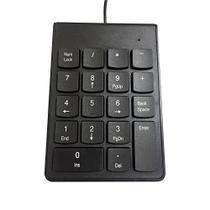 Teclado Numérico Com Cabo Usb - Preto Teclado Numérico Com Cabo Usb - Preto