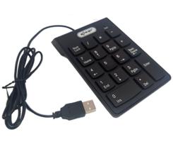 Teclado Numérico Com Fio Usb 2.0 Com 18 Teclas Knup Kp2003