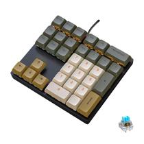 Teclado numérico mecânico LINKEET de 33 teclas com switches azuis, USB com fio Teclado numérico mecânico LINKEET de 33 teclas com switches azuis, USB com fio