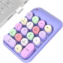 Teclado numérico sem fio MOWUX Cute Colorful Numeric Keypad Teclado numérico sem fio MOWUX Cute Colorful Numeric Keypad