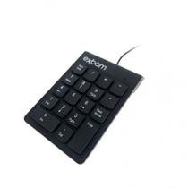 Teclado Numérico Usb 18 Teclas Exbom Bk-n30 Preto