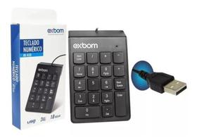 Teclado Numerico Usb Com Fio 18 Teclas KP-2003A Knup