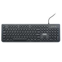 Teclado OEX Pop, ABNT2, Preto - TC400