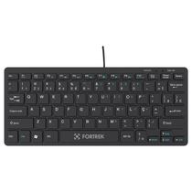 Teclado Office Fortrek Mini K13 USB 2.0 ABNT2 1,5m Plug & Play Preto - K13