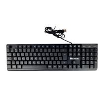 Teclado Office Hayom TC3207 Com Fio USB ABNT2 Plug and Play Preto - TC3207