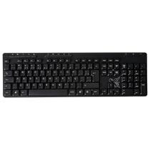 Teclado Office Pro Sem Fio Preto