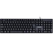 Teclado officeeasy com fio usb2.0 preto