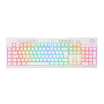 Teclado Optico Gamer Brahma Pro RGB Switch Marrom Branco - K586W-RGB-PRO