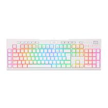 Teclado Optico Gamer Brahma Pro RGB Switch Marrom Branco - K586W-RGB-PRO