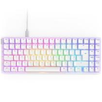 Teclado Óptico Gamer NZXT Function 2 MiniTKL, RGB, USB-C, Layout US, Branco - KB-002NW-US