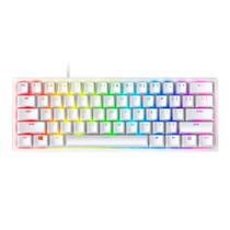 Teclado Óptico Gamer Razer Huntsman Mini, 60%, Switch Purple, Mercury - RZ03-03393300-R3U1