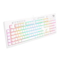 Teclado Óptico Gamer Redragon Brahma Pro, RGB, Switch Brown, ABNT2, Branco - K586W-RGB-PRO (PT-BROWN) Teclado Óptico Gamer Redragon Brahma Pro, RGB, Switch Brown, ABNT2, Branco - K586W-RGB-PRO (PT-BROWN)