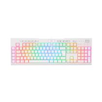 Teclado Óptico Redragon Brahma Lunar Pro Rgb Switch Azul Branco K586w-rgb-pro Pt-blue