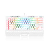 Teclado Optico Redragon Magic Wand PRO RGB Branco - Switch Marrom Teclado Optico Redragon Magic Wand PRO RGB Branco - Switch Marrom