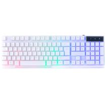 Teclado Orzly RX-250 White RGB Wired Gaming