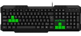 Teclado Padrao Black Green Gamer ABNT2 USB Teclado Padrao Black Green Gamer ABNT2 USB