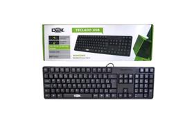 Teclado para computador e notebook com fio padrao Teclado para computador e notebook com fio padrao