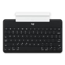 Teclado para iPhone, iPad e Apple TV, Keys-To-Go, Bluetooth, Preto, Logitech