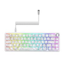 Teclado para jogos ATTACK SHARK X65PRO HE Rapid Trigger White - MAMBASNAKE