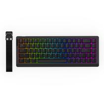 Teclado para jogos EPOMAKER HE68 Lite Hall Effect com fio preto