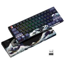 Teclado para jogos HITIME XVX 60% RGB Wireless Mechanical
