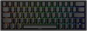 Teclado para jogos Hyekit Irock ND63 PRO 63 teclas com fio RGB