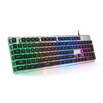 Teclado para jogos LANGTU Membrane L1 preto/prata USB com fio Teclado para jogos LANGTU Membrane L1 preto/prata USB com fio