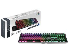 Teclado para jogos MSI Vigor GK71 Sonic Blue AM Mechanical RGB