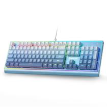 Teclado para jogos Redragon K654 RGB, mecânico com fio, 104 teclas