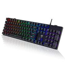 Teclado para jogos RiSophy Mechanical RGB 104 teclas Blue Switch
