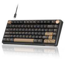 Teclado para jogos RK ROYAL KLUDGE R75 com fio 75% com botão de volume