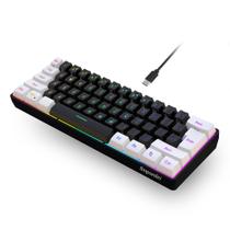 Teclado para jogos Snpurdiri 60% com fio RGB retroiluminado à prova d'água