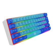 Teclado para jogos Snpurdiri 60% com fio RGB ultracompacto Mini Teclado para jogos Snpurdiri 60% com fio RGB ultracompacto Mini