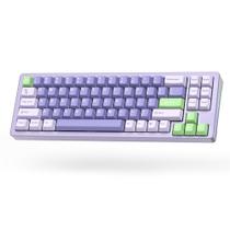 Teclado para jogos Womier S-K71 75% sem fio mecânico roxo