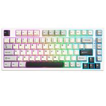 Teclado para jogos YUNZII RT80 de 82 teclas RGB Hot Swap Wireless