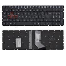 Teclado para Notebook bringIT compatível com Acer Predator Helios PH315-51 ABNT2