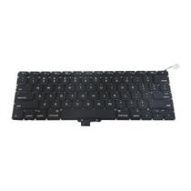 Teclado para Notebook bringIT compatível com Apple MacBook Pro Core i7 2.7 Early 2011 Preto Sem Ç