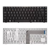 Teclado para Notebook bringIT compatível com CCE PN 82R-14A012-4211 Preto ABNT2